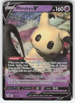 Mimikyu V 068/172 Pokemon TCG SWSH09: Brilliant Stars NM - Image 1