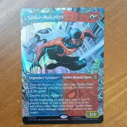 MTG Marvel's Spider-Man Spider-Man 2099 (0216) (Borderless) (R) (Foil) NM - Image 1
