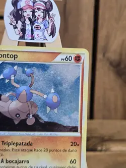 Hitmontop 5/123 Holo Rare HeartGold & SoulSilver Pokemon HGSS SPANISH - Image 4