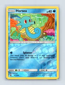 Horsea 15/70 Common Dragon Majesty Pokemon Reverse Holo Lightly Played - Image 1