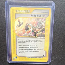 Pokemon TCG Relic Hunter 120/144 Trainer-Supporter English 2003 Himeno - Image 1