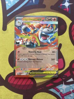 Pokemon Mega Camerupt ex 022/132 - Play! Prize pack Stamped - Mega Evolution - Image 1