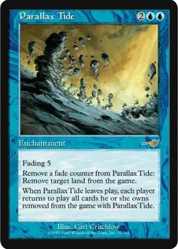 Magic The Gathering MTG PARALLAX TIDE Nemesis LP Heavily Played - Image 1