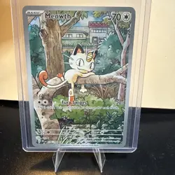 Meowth 106/094 Me02: Phantasmal Flames Holo Illustration Rare N/M - Image 1