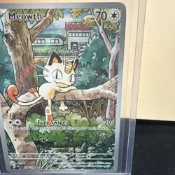 Meowth 106/094 Me02: Phantasmal Flames Holo Illustration Rare N/M - Image 3