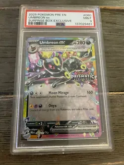 Pokemon Umbreon EX Prismatic Surprise Box Stamped Promo 060/131 PSA 9 Mint TCG - Image 1