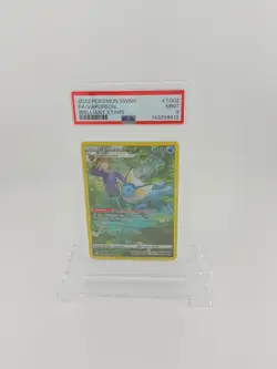 2022 Pokemon SWSH FA/Vaporeon Brilliant Stars #TG02 PSA 9 MINT - Image 3
