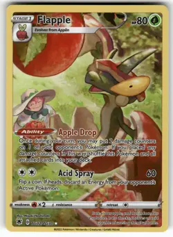 Flapple TG02/TG30 Holo Astral Radiance Trainer Gallery Pokemon NM - Image 1