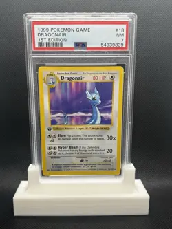 1999 POKEMON TCG BASE SET SHADOWLESS 1ST EDITION #18 DRAGONAIR PSA 7 WOTC VINTAG - Image 1