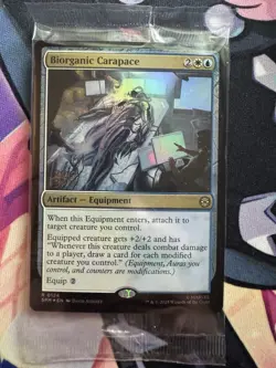 Biorganic Carapace [Marvel's Spider-Man] MTG Magic NM Sealed Prerelease Promo - Image 1