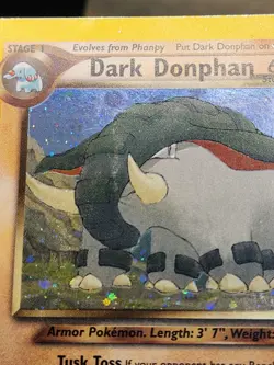 Wizards of the Coast Pokemon TCG Dark Donphan 3/105 Neo Destiny Holo Rare - Image 3