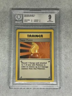 1999 POKEMON BASE SET UNLIMITED #90 SUPER POTION BGS 9 MINT **NEW CERT** - Image 1