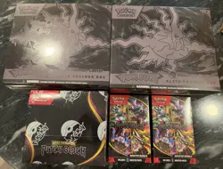 Pitch Black SEALED Lot Pokemon Center Elite Trainer Box Booster Box Bundle - Image 1