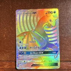 Pokemon TCG Lapras GX 151/149 Secret Rare Rainbow Holo - Image 3