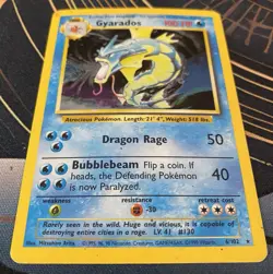 Gyarados 6/102 1999 Pokemon Base Set Holo Unlimited - Image 4