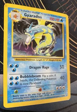 Gyarados 6/102 1999 Pokemon Base Set Holo Unlimited - Image 5