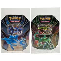 Pokemon TCG 2015 Tin Lot Of 2 (Rayquaza EX & Latias EX) Brand NEW Factory Sealed - Image 1