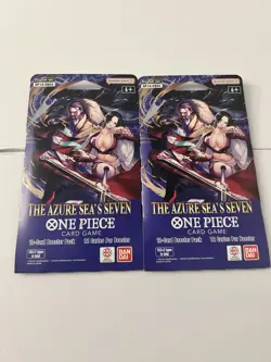 One Piece TCG The Azure Sea's Seven Factory Sealed Sleeved Booster OP-14 x2 - Image 3