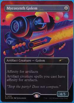 Mycosynth Golem (Secret Lair Promo) FOIL MINT MTG MAGIC CARD (503376) ABUGames - Image 1