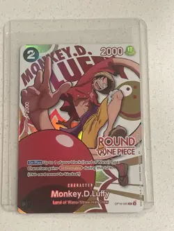 Round 1 MONKEY D LUFFY One Piece TCG Promo OP16-095 - ENGLISH - NM/MT - Image 1
