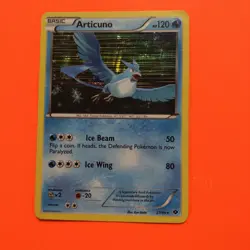 Articuno Holo Rare LP 27/99 Next Destinies +1 MYSTERY POKEMON CARD TCG - Image 2