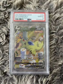 Pokemon TCG Tyranitar v Battle Styles Alternate Full Art Card 155/163 - Image 1
