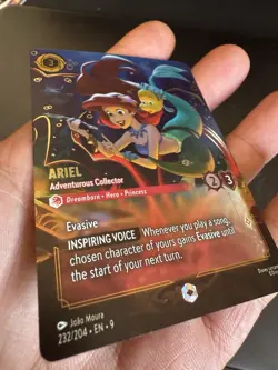 Disney Lorcana TCG Ariel - Adventurous Collector Enchanted 232/204 EN Fabled - Image 3