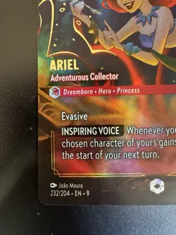 Disney Lorcana TCG Ariel - Adventurous Collector Enchanted 232/204 EN Fabled - Image 4