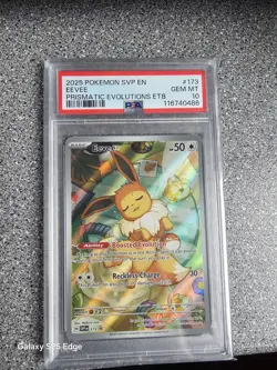 Eevee 173 SV Scarlet & Violet Promo Cards Holo Full Art EN 2025 PSA 10 - Image 1