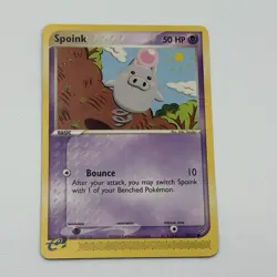 Spoink 73/97 EX Dragon Common 2003 Pokemon Card e-Reader NM-LP - Image 1