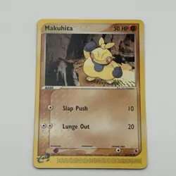 Makuhita 56/109 EX Ruby & Sapphire E-Reader Common Pokemon Card NM - Image 1