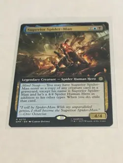 Superior Spider-Man Extended Art MTG Marvel's Spider-Man #275 NP - Image 1