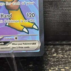 Pokemon TCG Alakazam EX 188/165 Ultra Rare Scarlet & Violet 151 Card - Image 3