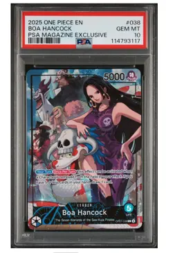 Boa Hancock (2025 PSA Magazine Promo) OP07-038 One Piece Promotion Cards Foil - Image 2