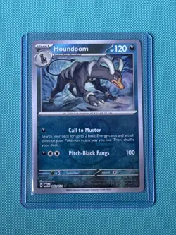 Pokemon TCG Prismatic Evolutions Houndoom Masterball Holo Card 063/131 GSP - Image 1
