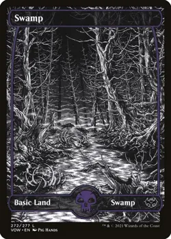 MTG Swamp (272) Showcase Full Art ** Innistrad: Crimson Vow ** English - Image 1