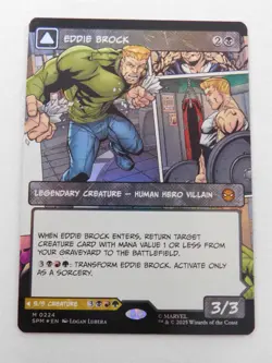 Eddie Brock Venom Foil Lethal Protector 0224 Borderless Spider-Man Magic Mythic - Image 1