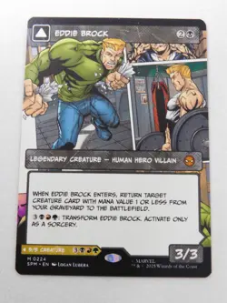 Eddie Brock Venom Lethal Protector 2024 Borderless Spider-Man Magic NF Mythic - Image 1