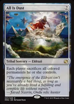 1x All Is Dust - Foil NM-Mint, English Modern Masters 2015 MTG Magic - Image 1
