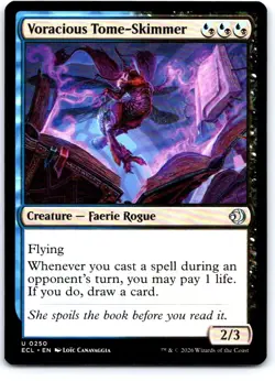 Voracious Tome-Skimmer 250 Uncommon Lorwyn Eclipsed Magic: The Gathering NM - Image 1