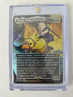 Cloud, Midgar Mercenary (Borderless) (Chocobo Track Foil) Final Fantasy Foil - Image 1