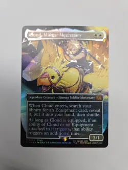 Cloud, Midgar Mercenary (Borderless) (Chocobo Track Foil) Final Fantasy Foil - Image 2