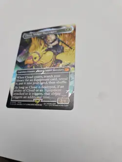 Cloud, Midgar Mercenary (Borderless) (Chocobo Track Foil) Final Fantasy Foil - Image 4
