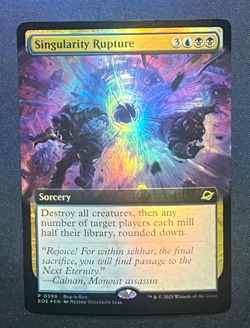 MTG Singularity Rupture Extended Art Buy-A-Box FOIL Promo Magic the Gathering - Image 1