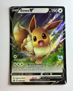 Pokemon TCG Eevee V SWSH065 Sword & Shield Promo Holo Eng Battle academy - Image 1