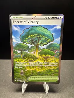 Pokemon TCG Forest of Vitality Trainer-Stadium Full Art Holo 109/068 POR English - Image 1