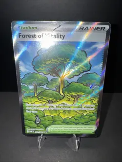 Pokemon TCG Forest of Vitality Trainer-Stadium Full Art Holo 109/068 POR English - Image 3