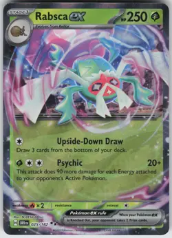 Rabsca ex Double Rare SV10: Destined Rivals 025/182 Pokemon - Image 1