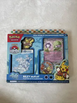 Pokemon TCG 2025 World Championship Deck Riley McKay Flutter Devo Gardevoir ENG - Image 1
