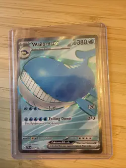 Wailord ex 097/084 Full Art Ultra Rare Pokemon Pitch Black ME05 NM English - Image 1